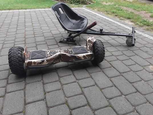 EVERCROSS hoverboard + mocowane siedzenie + pokrywa