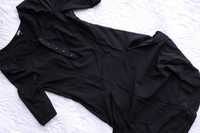 ASOS – czarna sukienka z kieszonkami XS 34