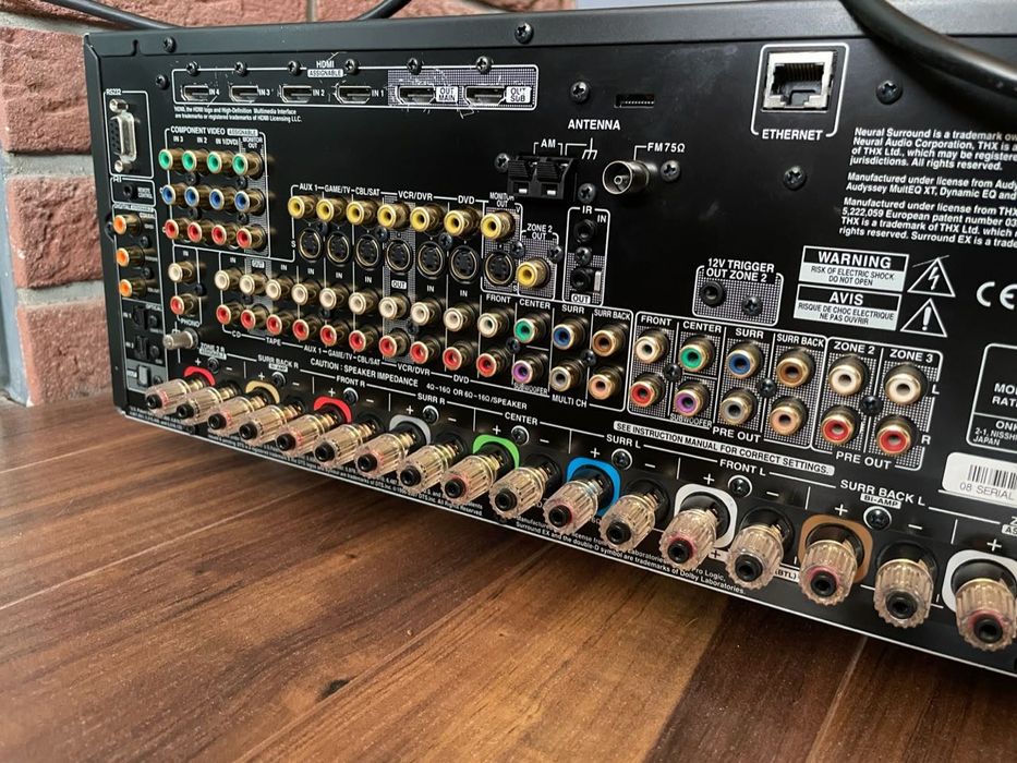 amplituner sieciowy Onkyo TX-NR906 kino domowe flagowiec komplet
