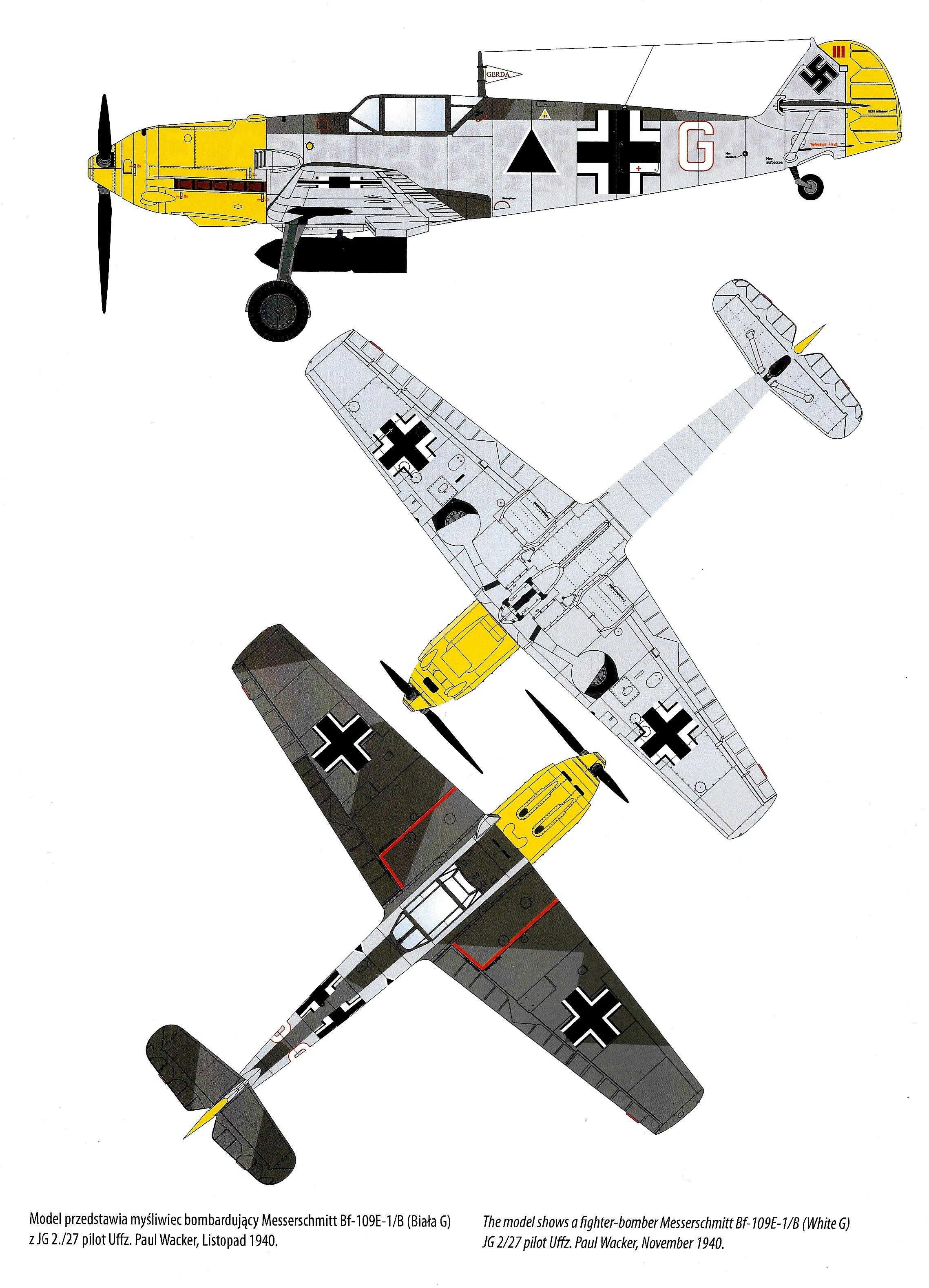 MK 3 model kar messerschmitt bf-109 bitwa o anglię