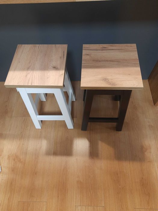 Półhoker DYKAS dąb złoty / czarny / biały