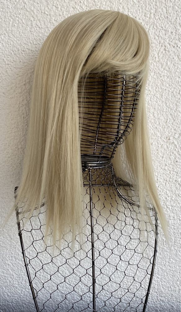 Włosy doczepiane, naturalny blond, topper, tupet ( 478 )