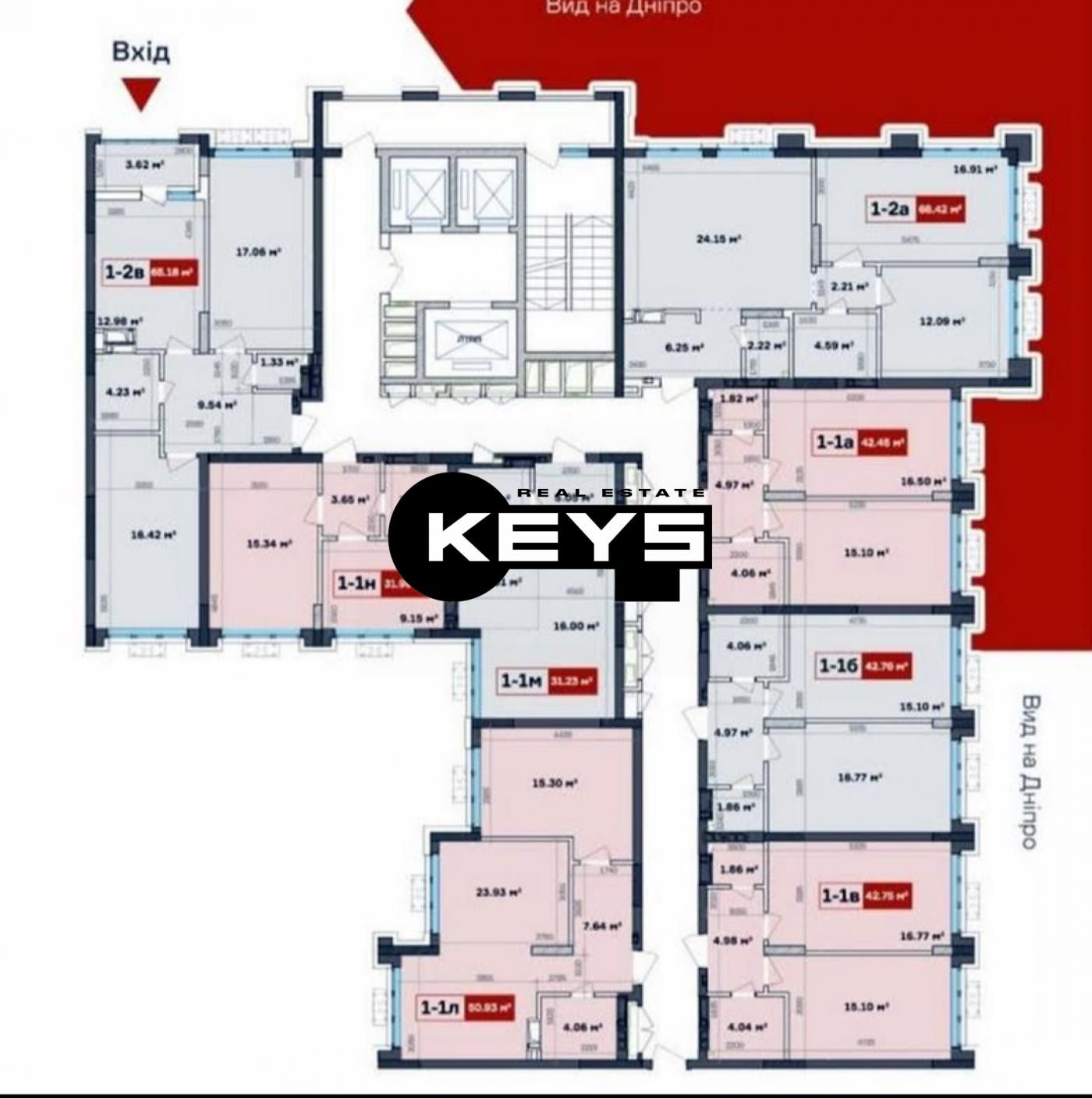 1к. ЖК Док 32 / DOCK 32! Продаж! квартира 32м2, Бандери 32Д