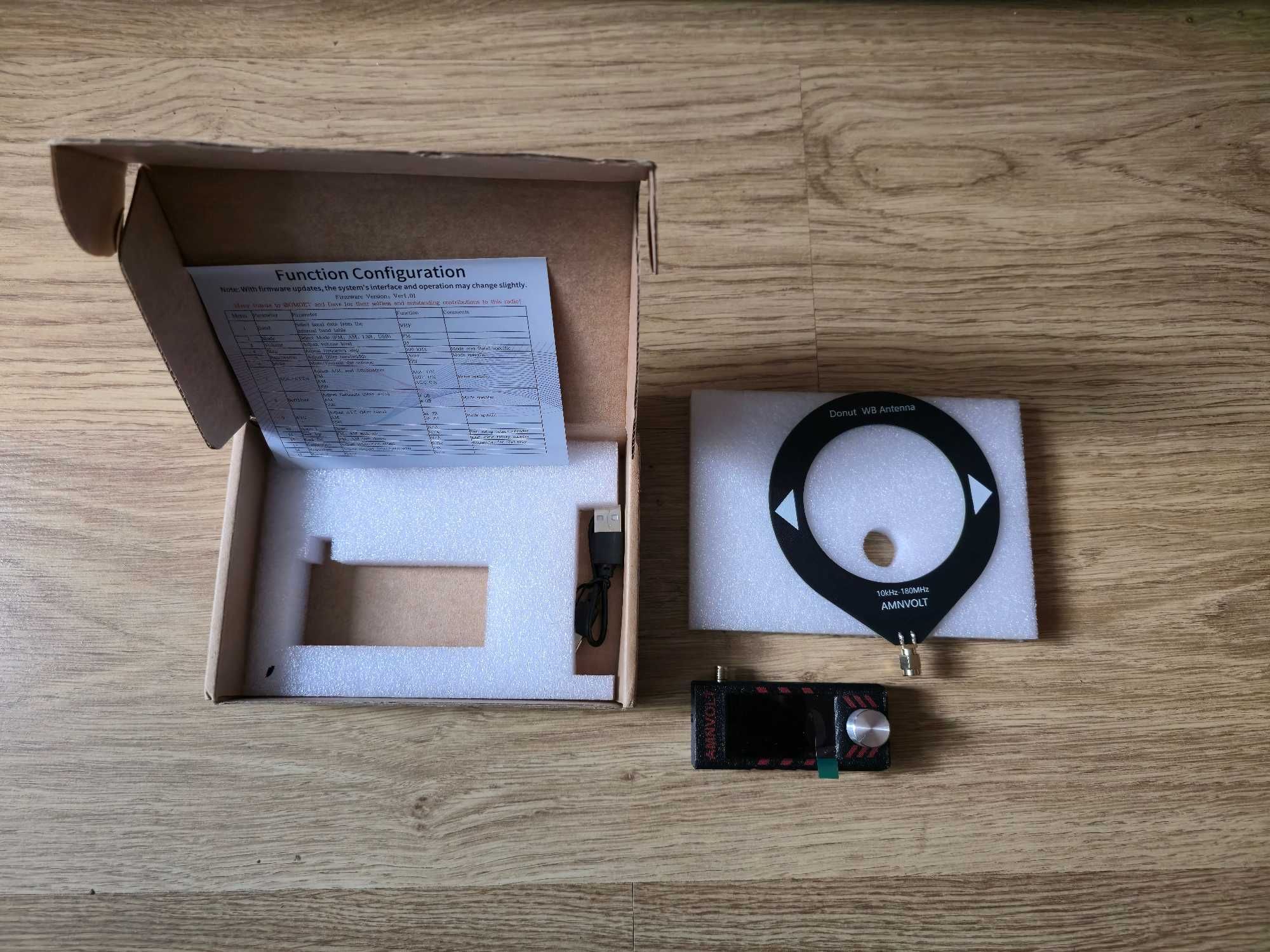 AMNVOLT ATS-MINI si4732 radio globalne wielopasmowe DSP