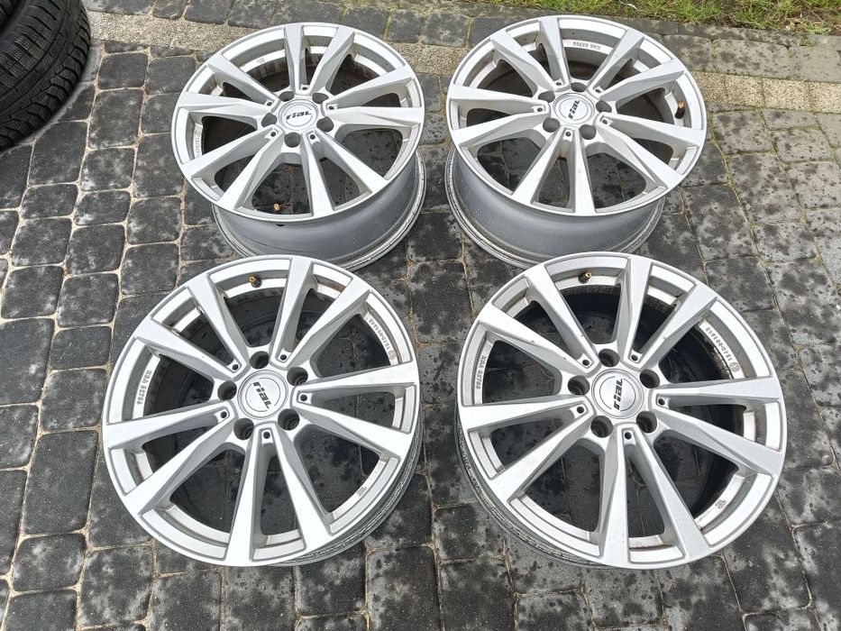 Felgi17 Rial 5*112 Audi Skoda VW stan bdb kpl