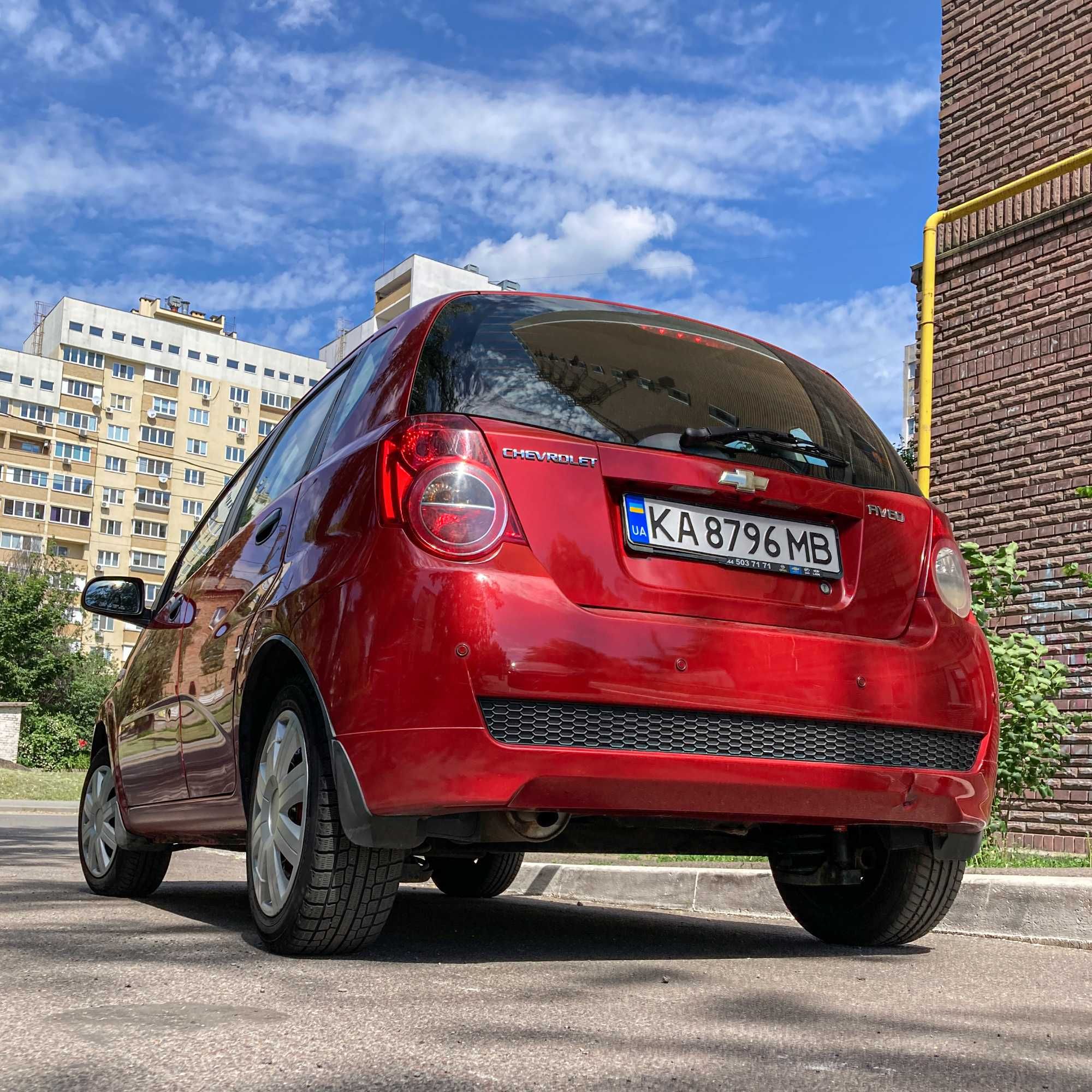 Шевроле Авео. Автомат. T255 Червона. CHEVROLET AVEO 2010 рік. Класна