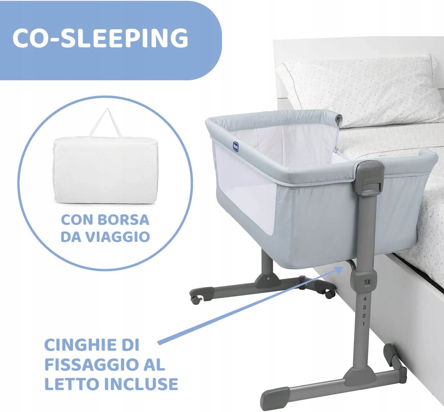 Chicco next2me Essential łóżeczko unisex, do 9kg