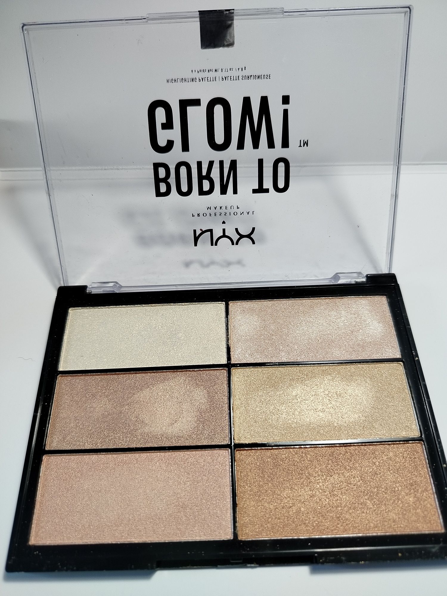 Nyx Born to glow!Палетка хайлатеров