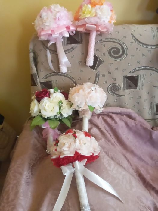 Продам весільні букети дублери та подарочні букети з мьяких ігращок