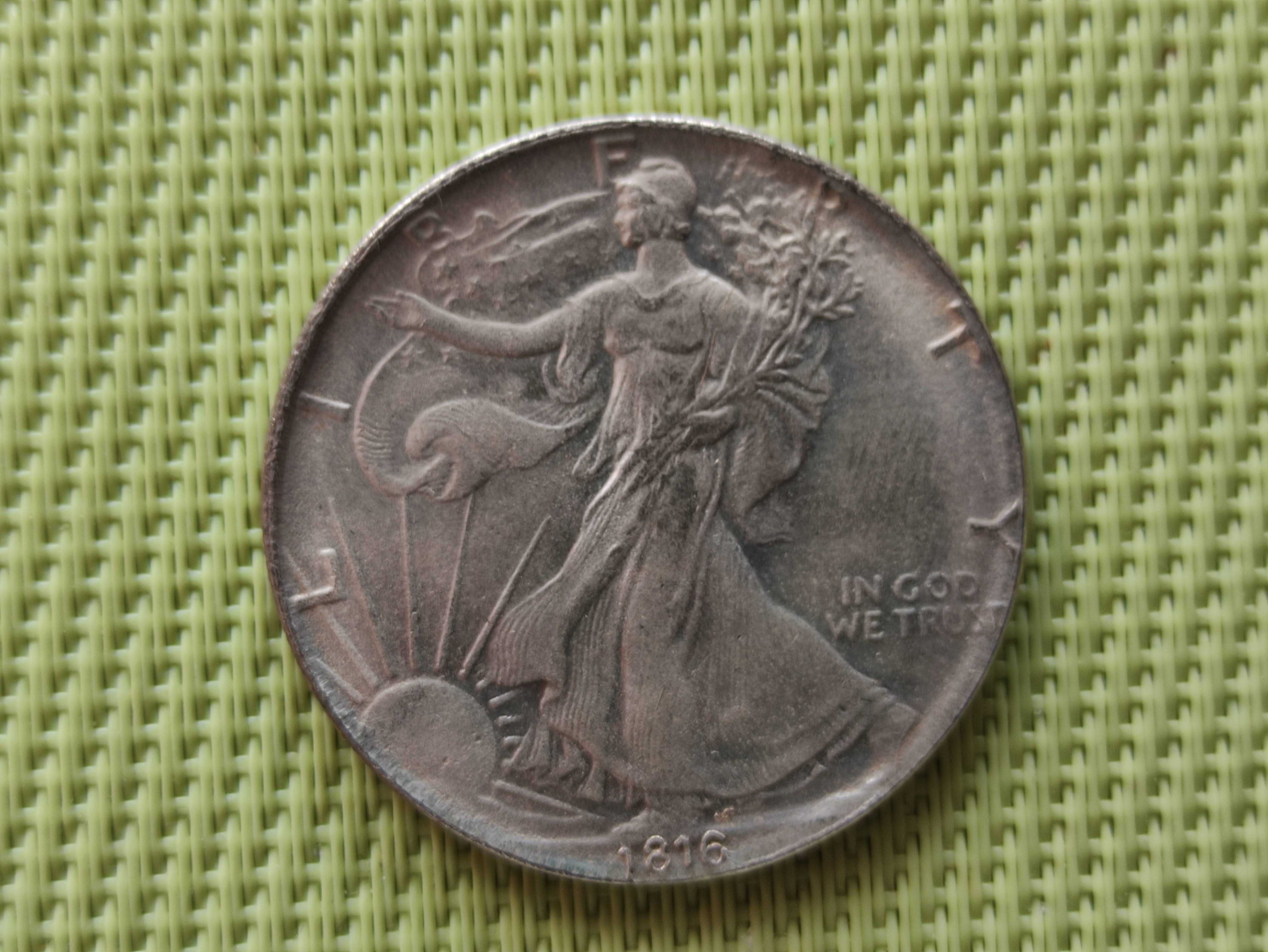 Moneta/Numizmat/Kopia - 1 DOLLAR 1816 USA - ''LIBERTY''