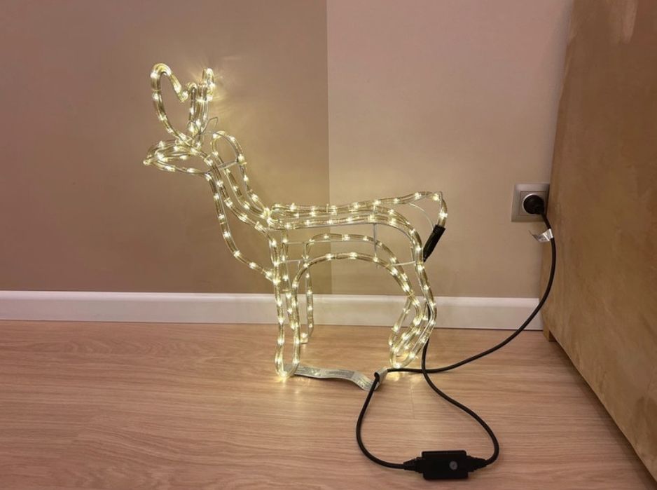 Sprzedam renifer świetlny 3d timer na zewnątrz śliczny