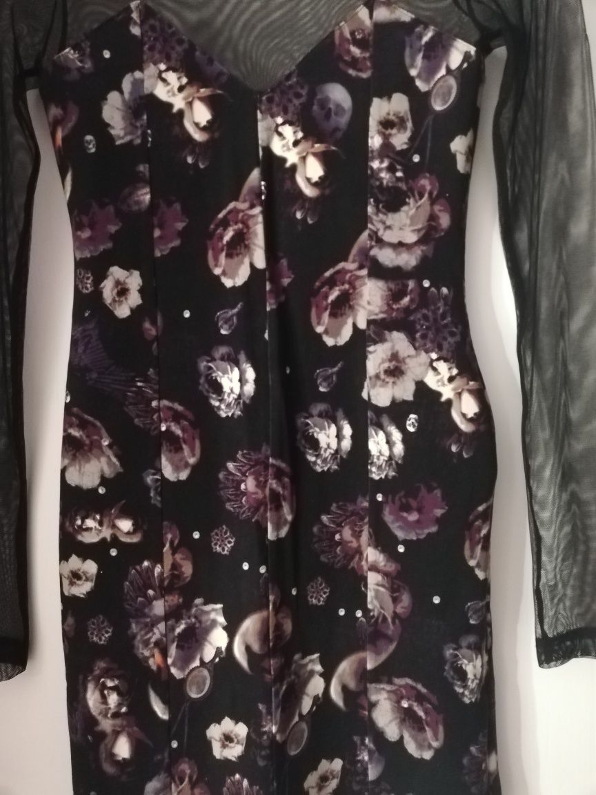 Sukienka z siateczką H&M 36