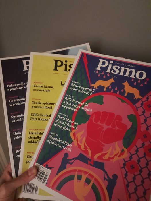 3 najnowsze numery miesięcznika Pismo