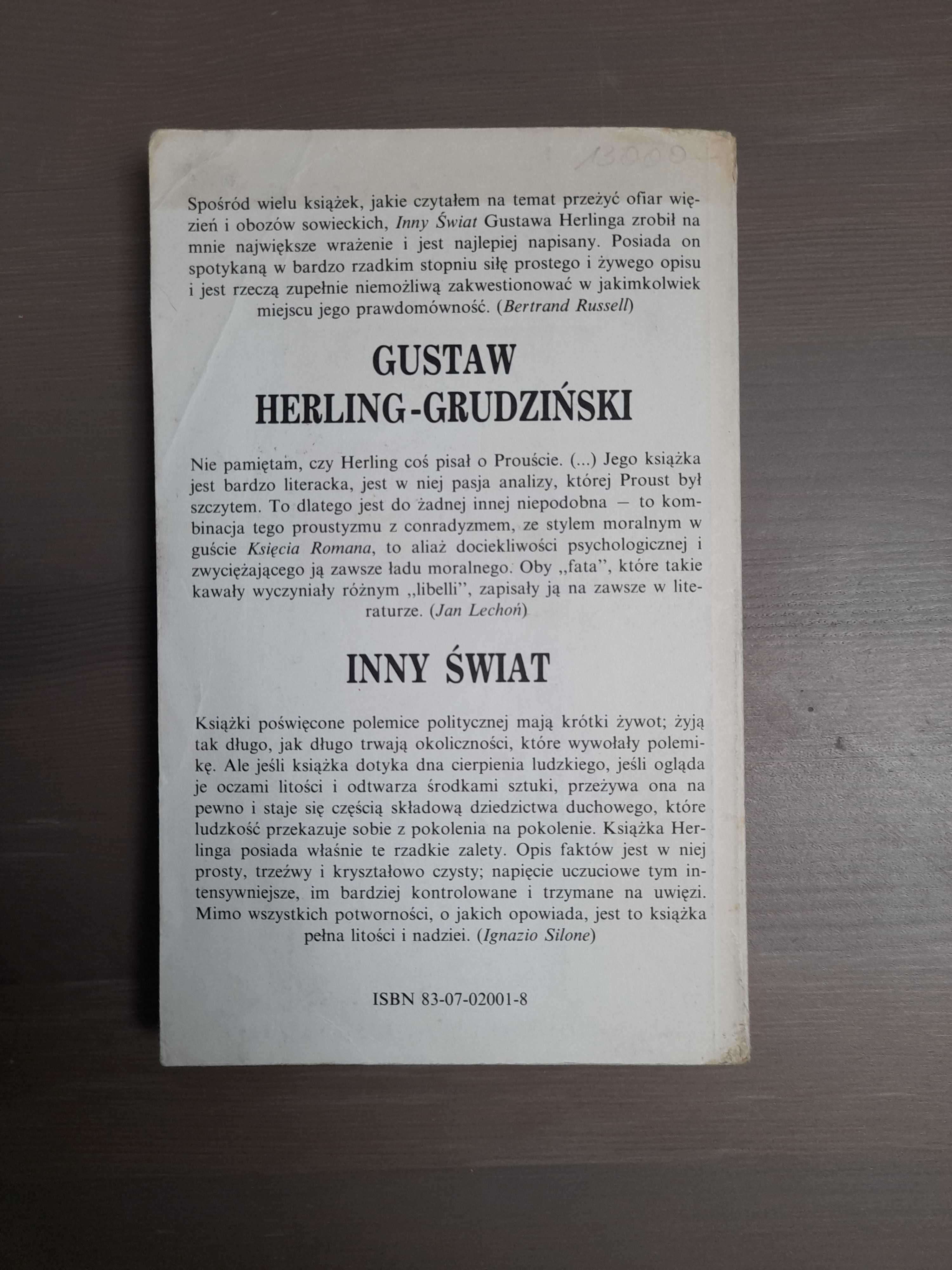 Inny świat - Gustaw Herling-Grudziński