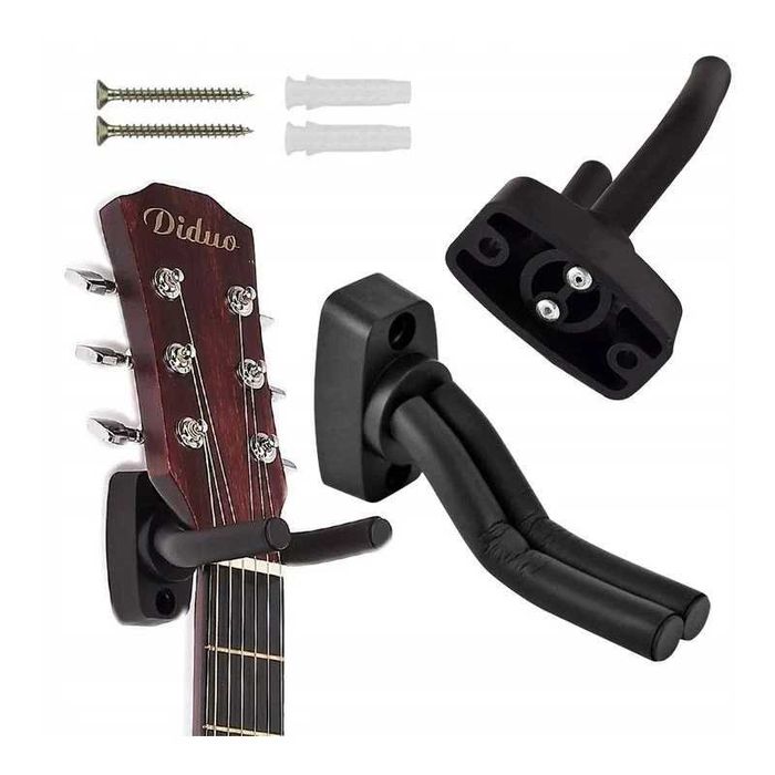 wieszak uchwyt hak gitarowy ścienny na gitarę solidny wytrzymały