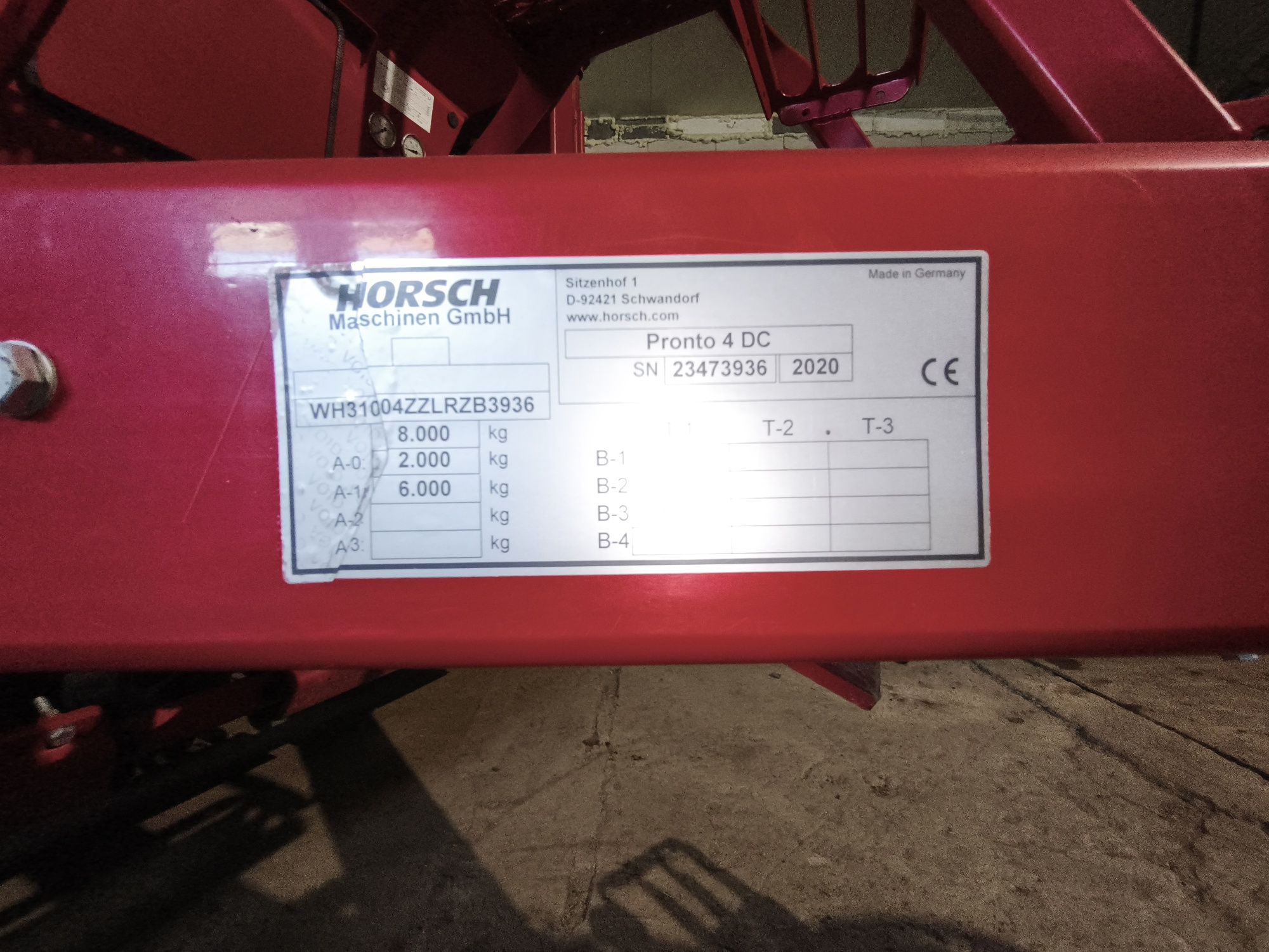 HORSCH Pronto 4DC 2021 rok !! czujniki przepływu ziarna JAK NOWY !!