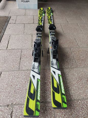 Narty zjazdowe Fischer RC 4 Worldcup GS  Aircarbon titanium 163