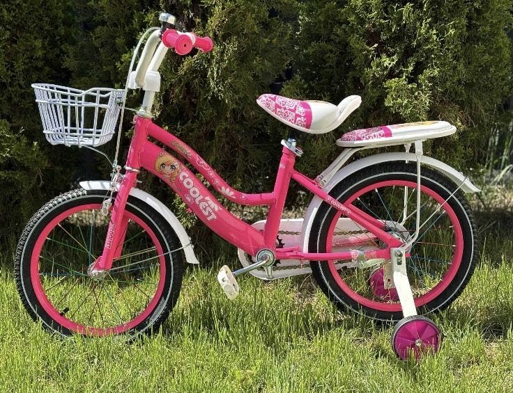 PROMOCJA  389 zł  Rower 16 cali ciemny róż Coolest