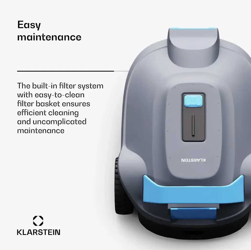 Автоматичний новій робот пилосос KLARSTEIN AGUA SUB для уборки басейна