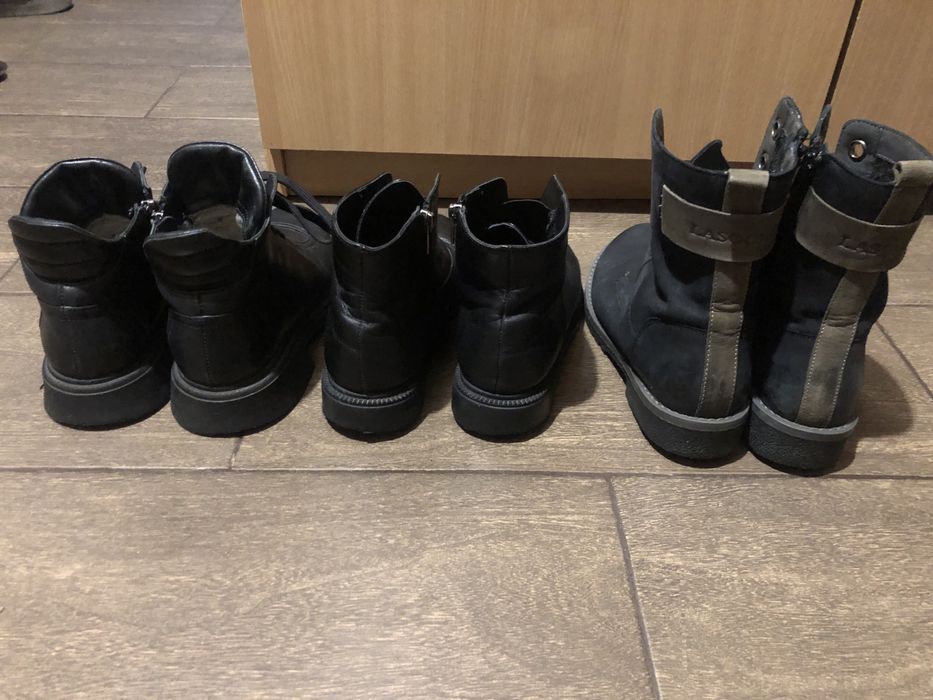 Жіночі сапожки шкіряні