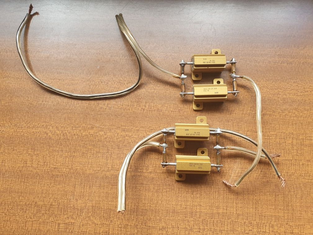 Rezystory mocy Dale 25W 10 Ohm 4szt okazja