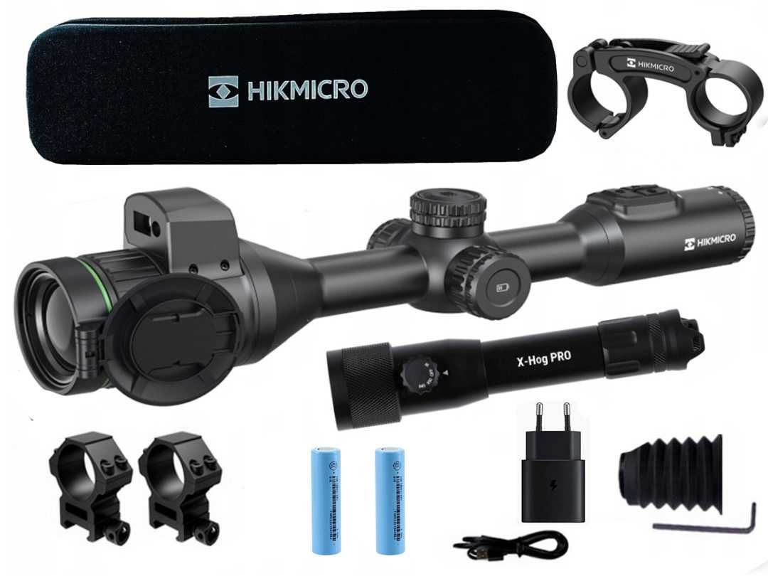 HIKMICRO Alpex 4K LRF X-HOG z dalmierzem celownik luneta noktowizyjna