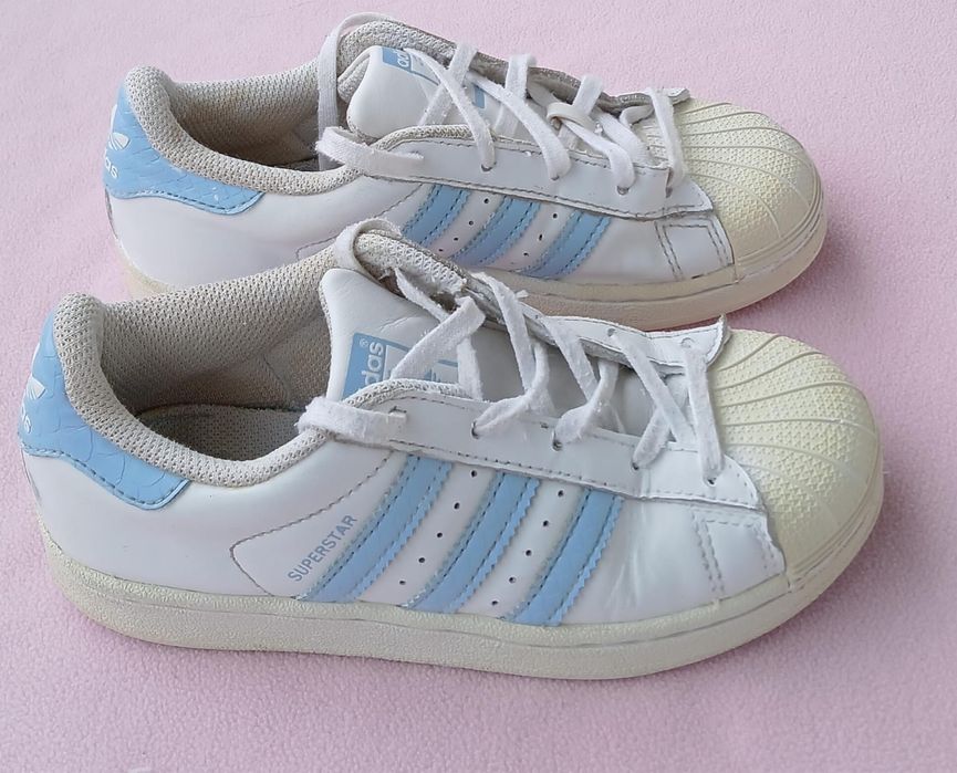 Sneakersy skórzane Adidas Superstar Ambient Sky