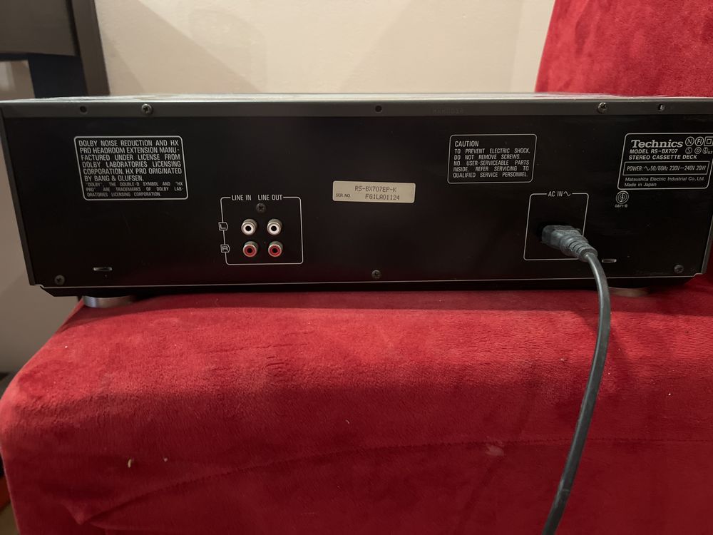 Magnetofon jednokasetowy Technics RS-BX707 unikat