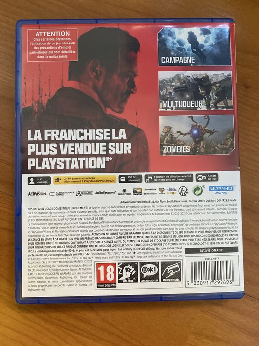 Call of duty modern warfare 3 playstation 5