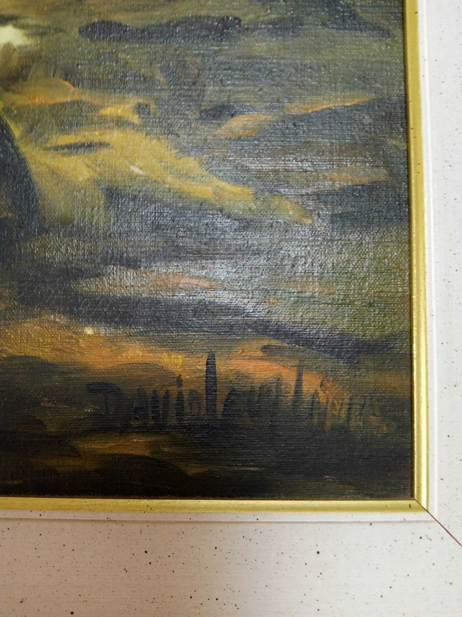 Quadro Óleo sobre Tela - David Levy Lima