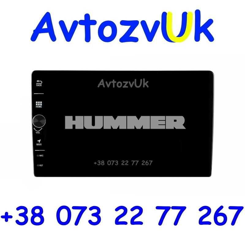 Магнитола H2 Hummer H3 Хаммер Н2 Н3 2 дин Навигация CarPly Android 14