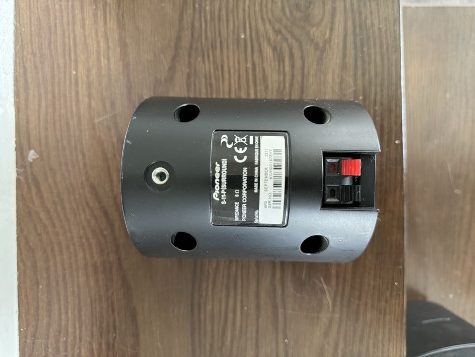 Conjunto colunas pioneer surround + central + subwoofer activo Yamaha