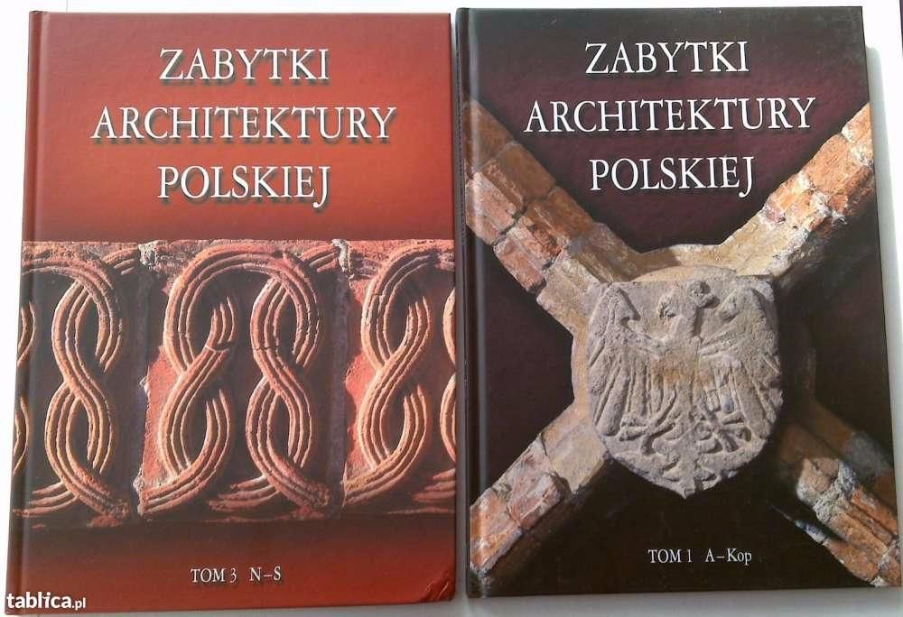 Zabytki Architektury polskiej - 2 tomy twarda oprawa