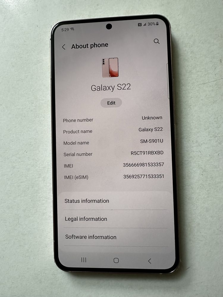 Samsung Galaxy s22