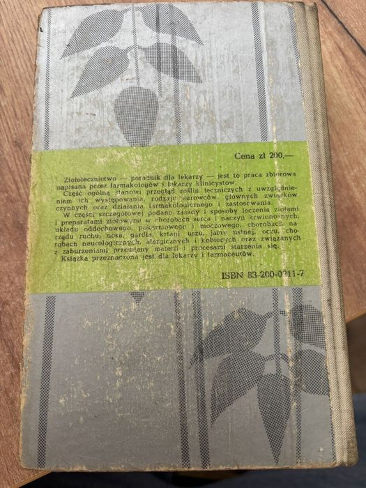 Ziołolecznictwo Poradnik dla Lekarzy Aleksander Ożarowski Wyd. 2 1980