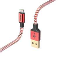 Hama Kabel ładujący "Reflected" USB A-Lightning 1,5m czerwony OUTLET