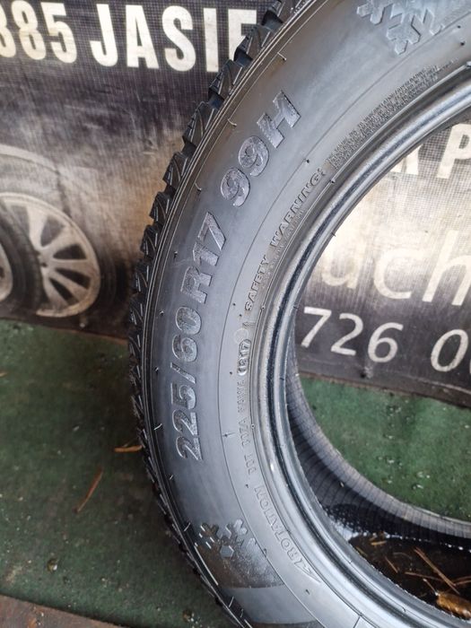 Opony zimowe 225/60/17 Kumho Komplet 6.8mm