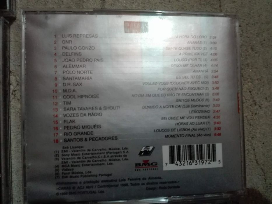 6 cds de música como novos