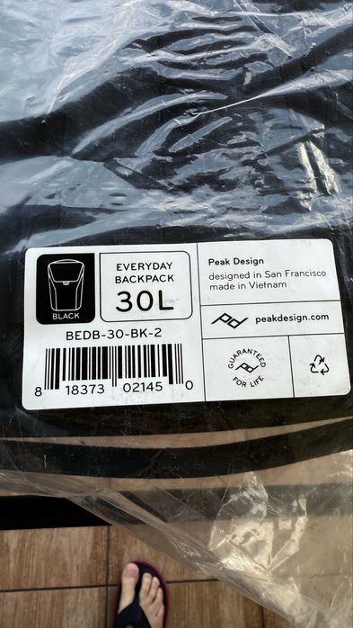 NOWY Plecak Peak Design Everyday Backpack 30L v2 Black – Czarny
