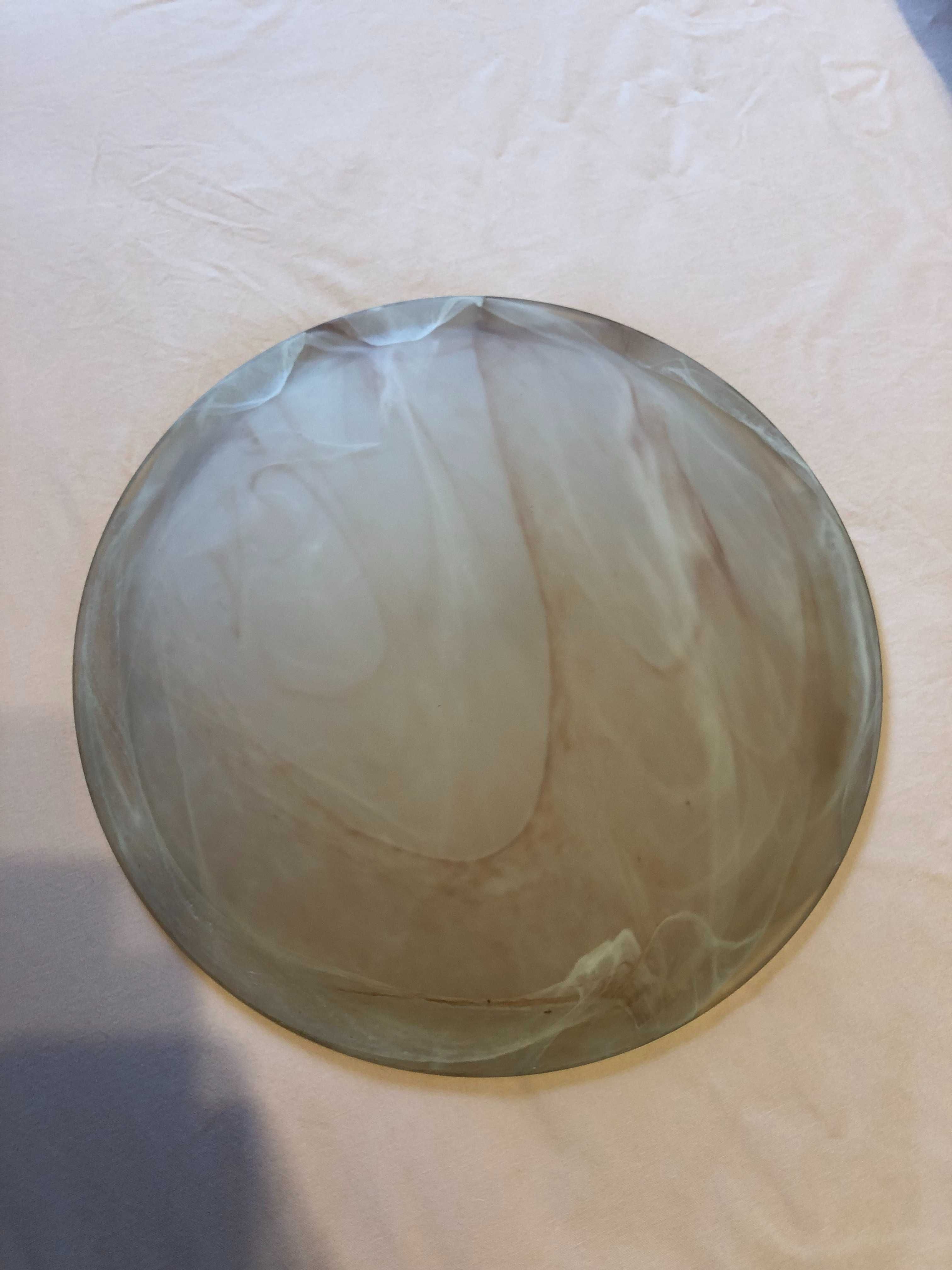 Klosz szklany okrągły do plafonu wrap 30cm