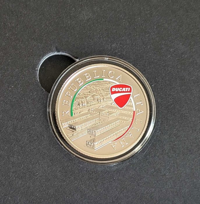 moeda prata 2024 Italia Ducati - Panigale V4
