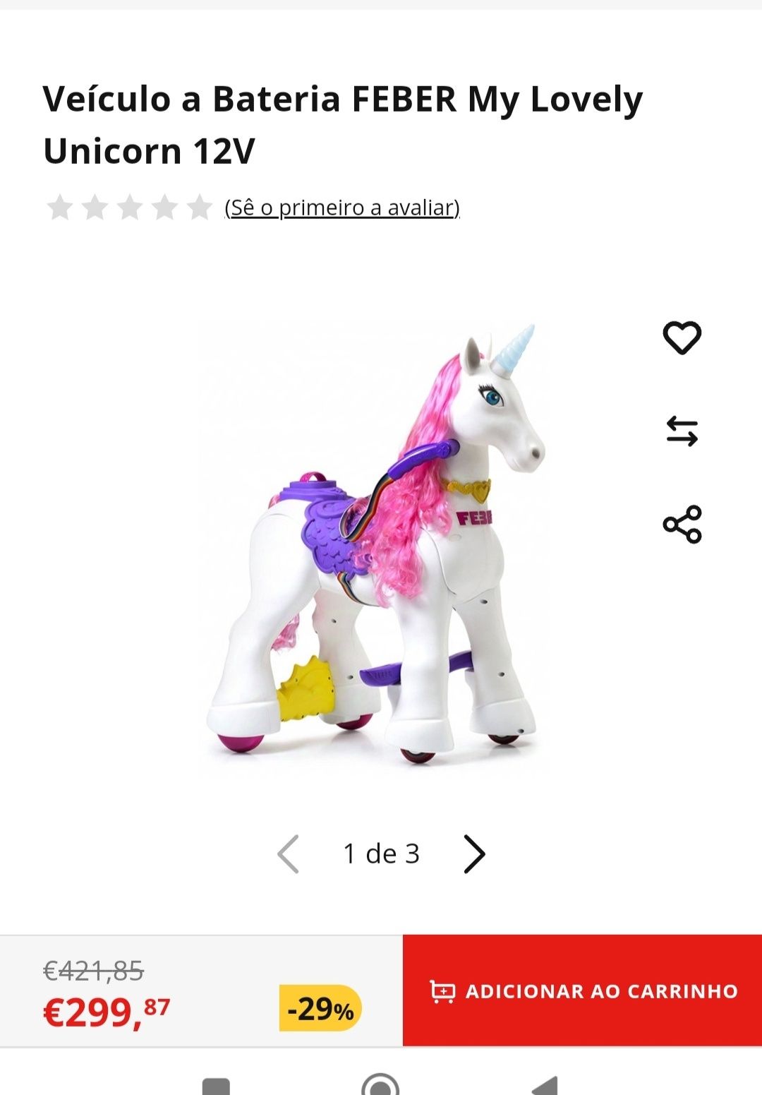Unicórnio My lovely - feber