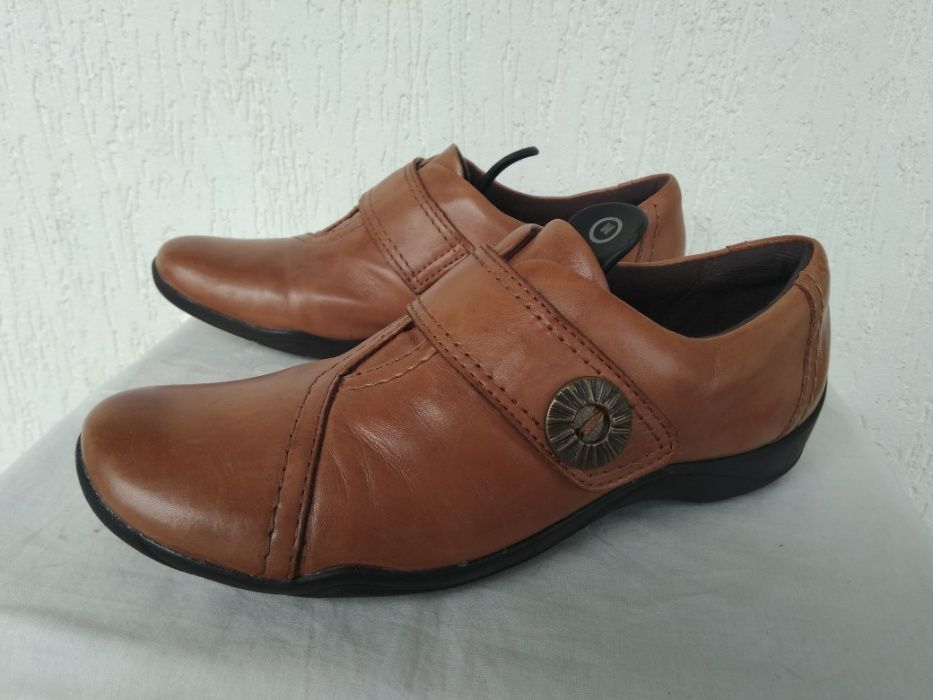 Туфли кожанние Clarks р.37.5