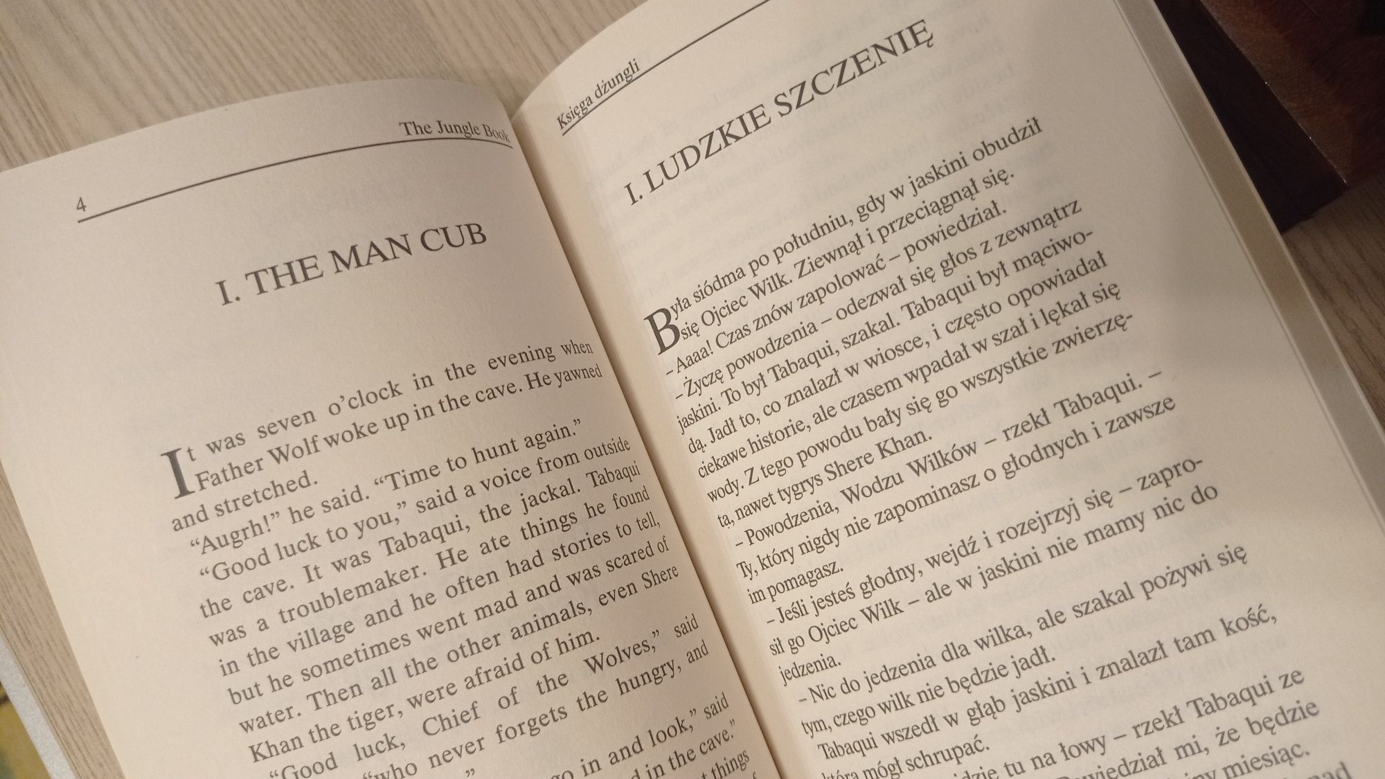 Nowa książka angielsko-polska Księga dżungli R. Kipling / nieużywana