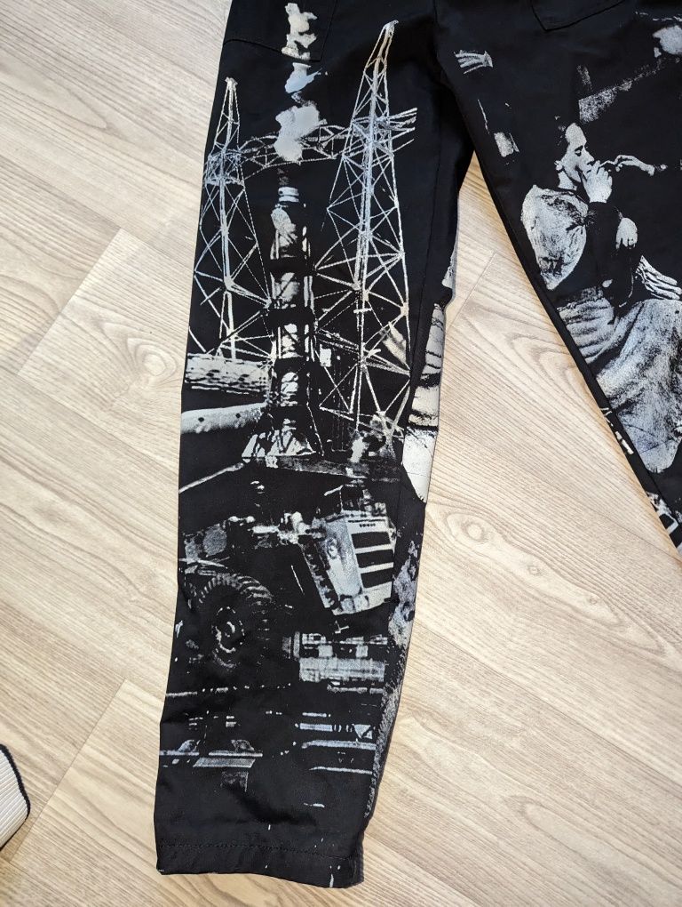 штани з принтом ручної роботи українського бренду plat4ma (pla4444) у