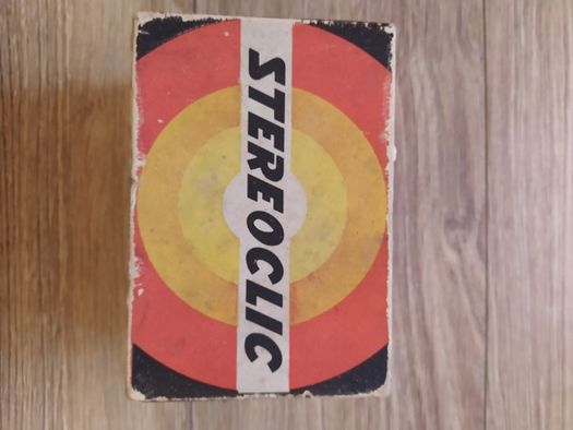 Francuski stereoskop Stereoclic 3D vintage przeglądarka z kartami
