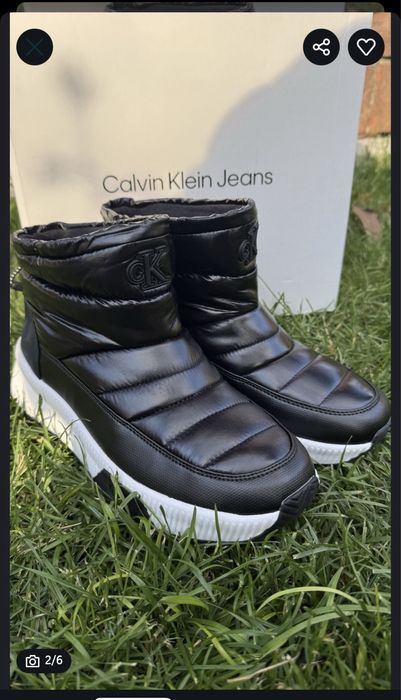 Дутики calvin klein из новой колекции