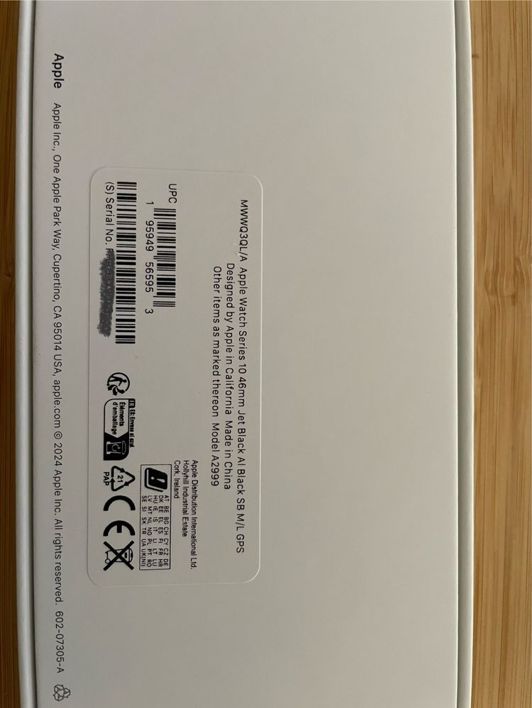 Apple watch 10 46mm Black