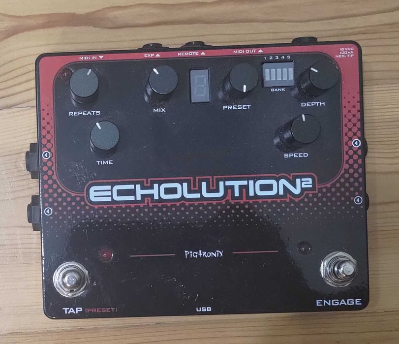 Pigtronix Echolution 2 Delay Multi-tap