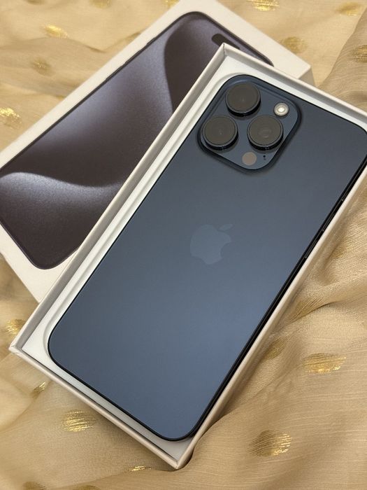 iPhone 15 Pro Max Blue  Titanium 256 gb